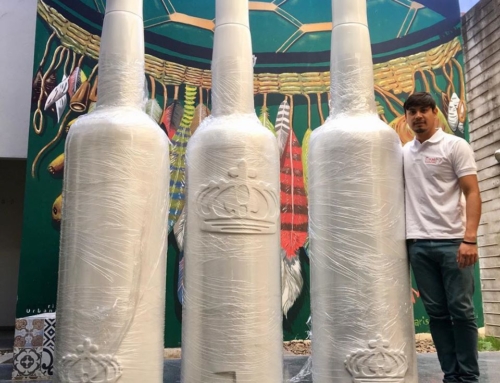 Impresión 3D de Botellas Singani Casa Real